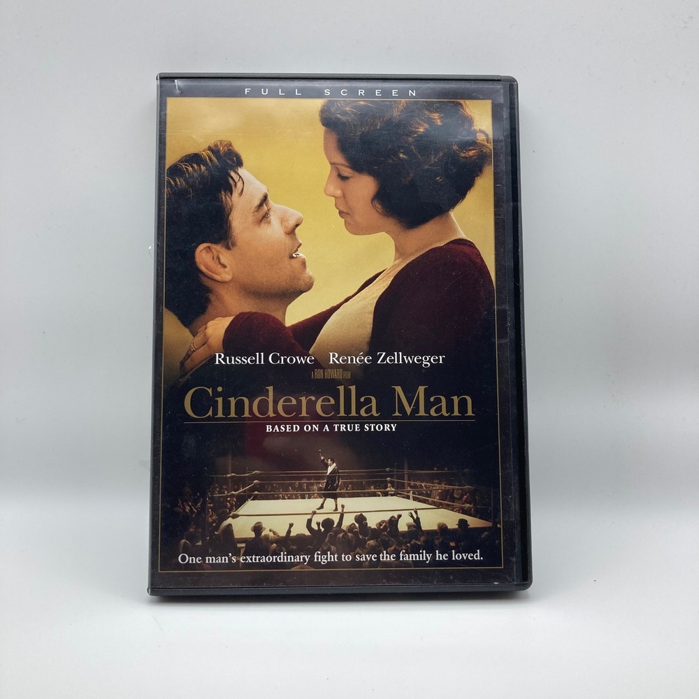 Cinderella Man DVD Full Screen Russell Crowe Renee Zellweger Ron Howard Movie